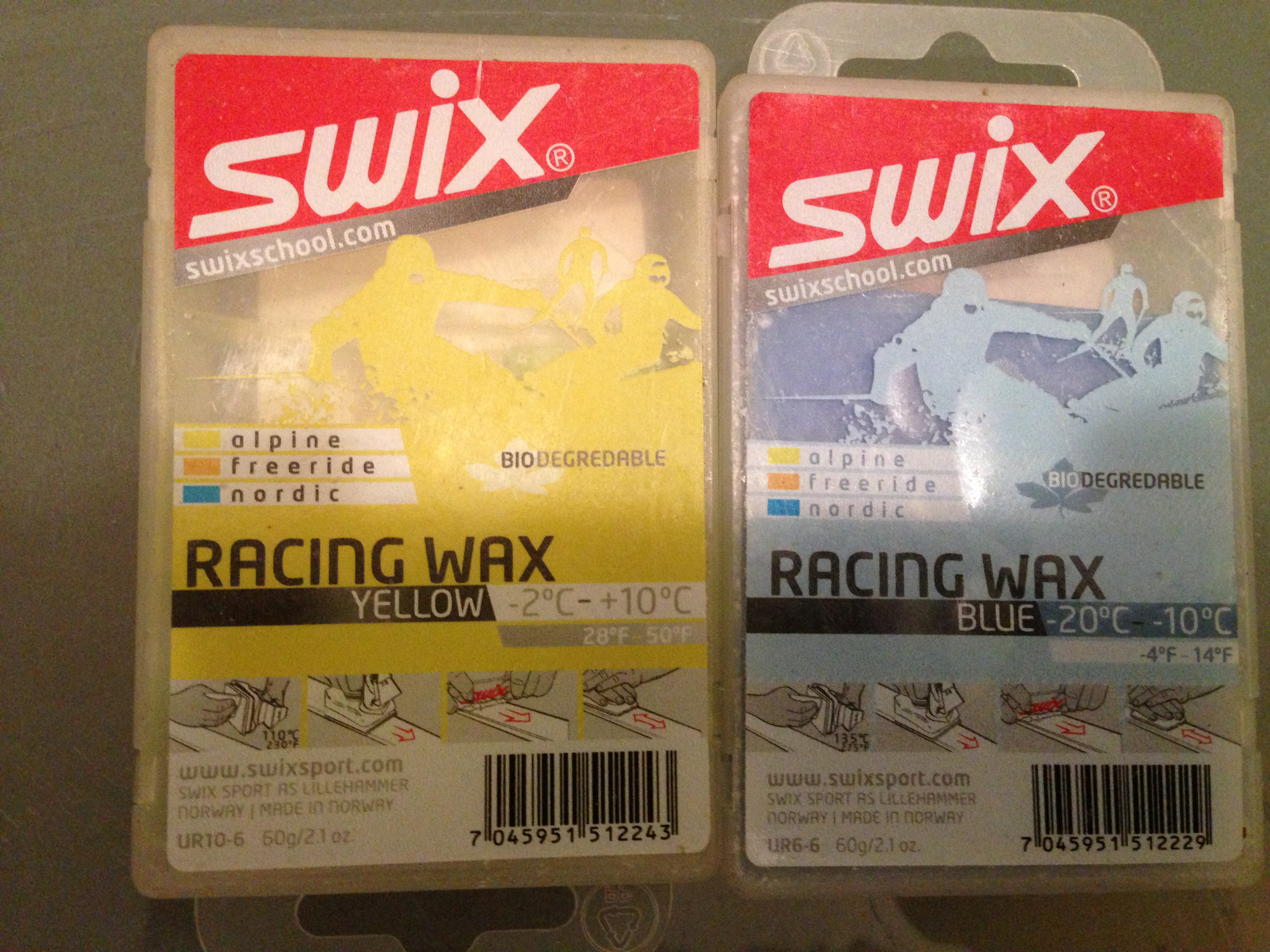 Article 3 - Progression - Waxing Tuning Repairs - Blue and Yellow Racing Waxes